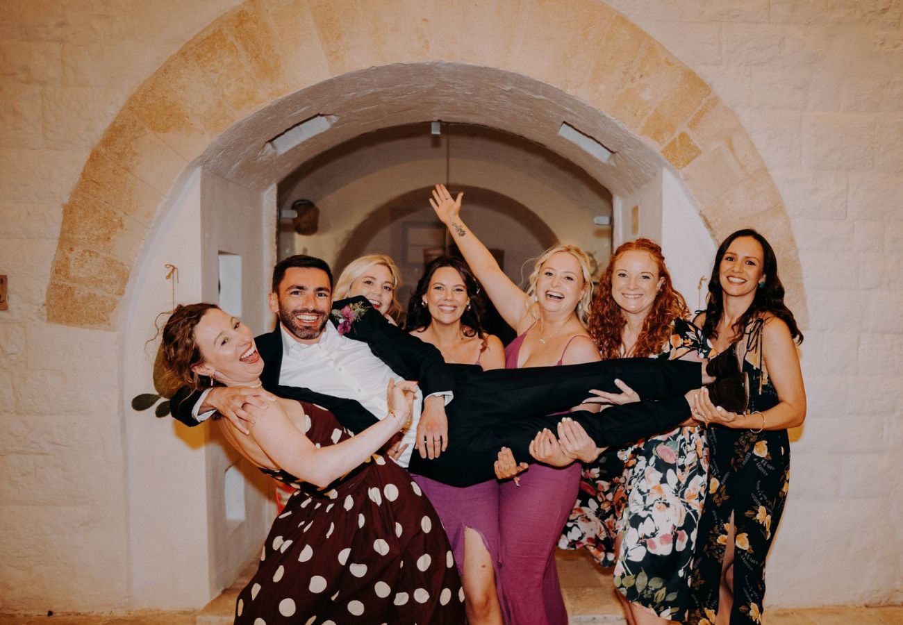 foto di gruppo per matrimonio