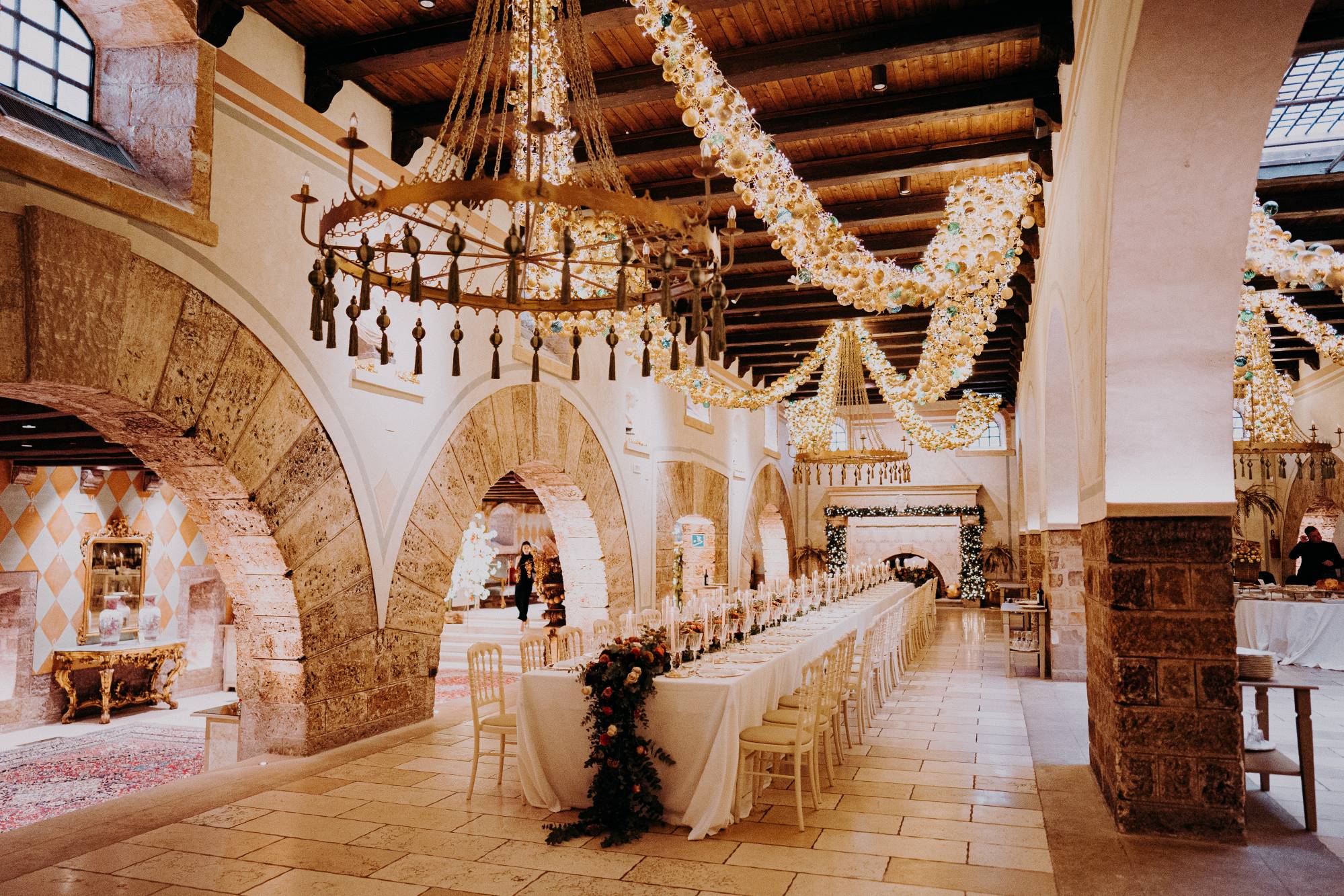 allestimento matrimonio a natale