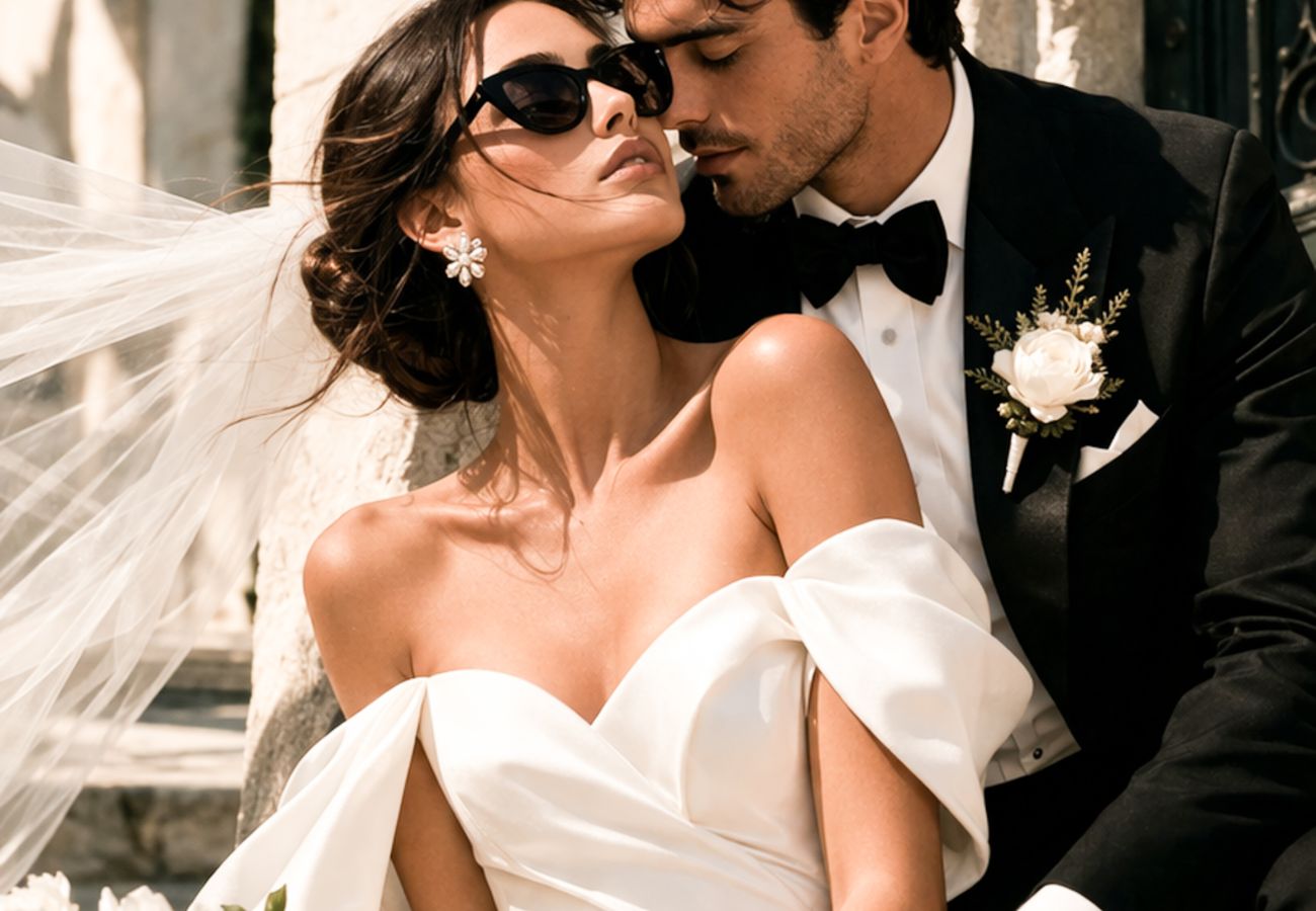 italian lake wedding photo