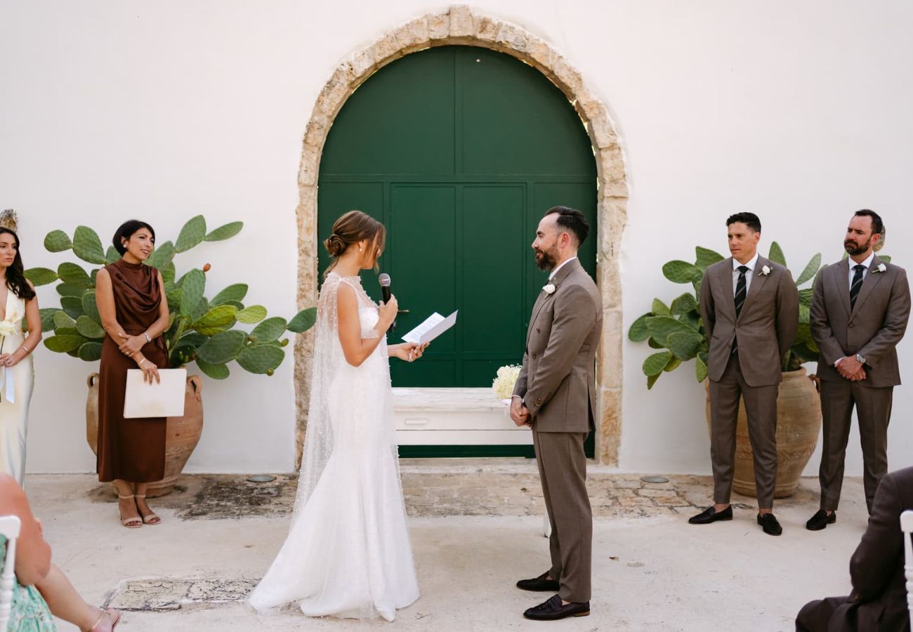intimate wedding masseria san michele