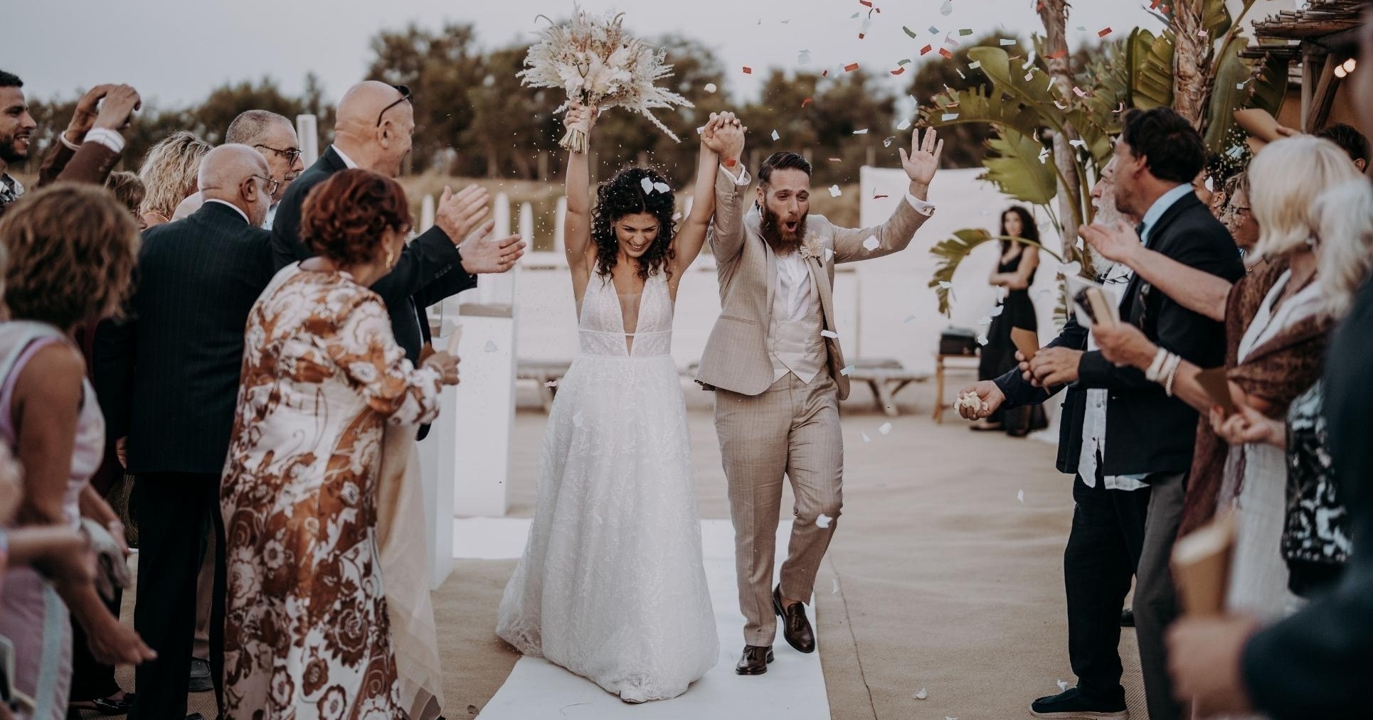 civil ceremony at the beach club palms