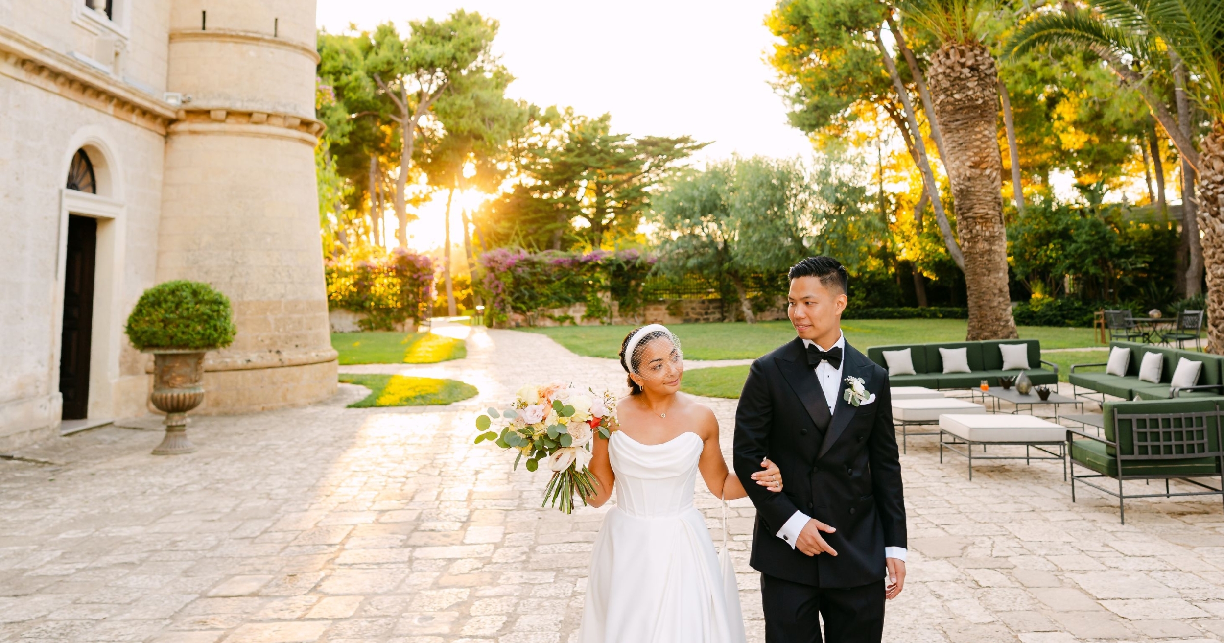 Matrimonio a Castello Monaci: Eleganza, Luce e Romanticismo nel Cuore del Salento