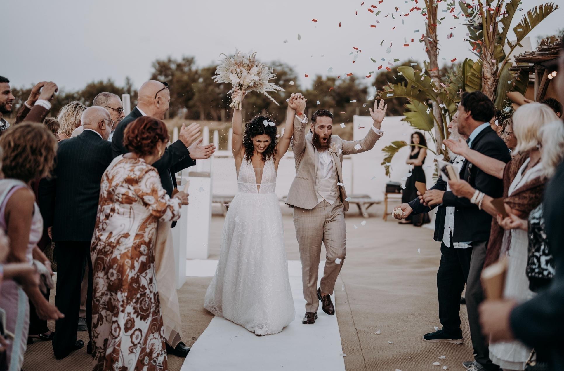 civil ceremony at the beach club palms